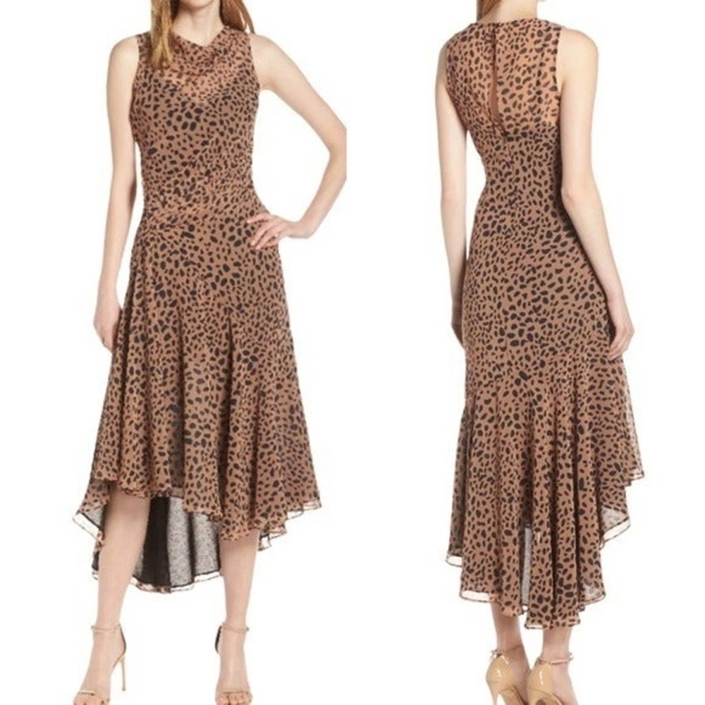 Fame and Partners Animal Print Dress Nordstrom